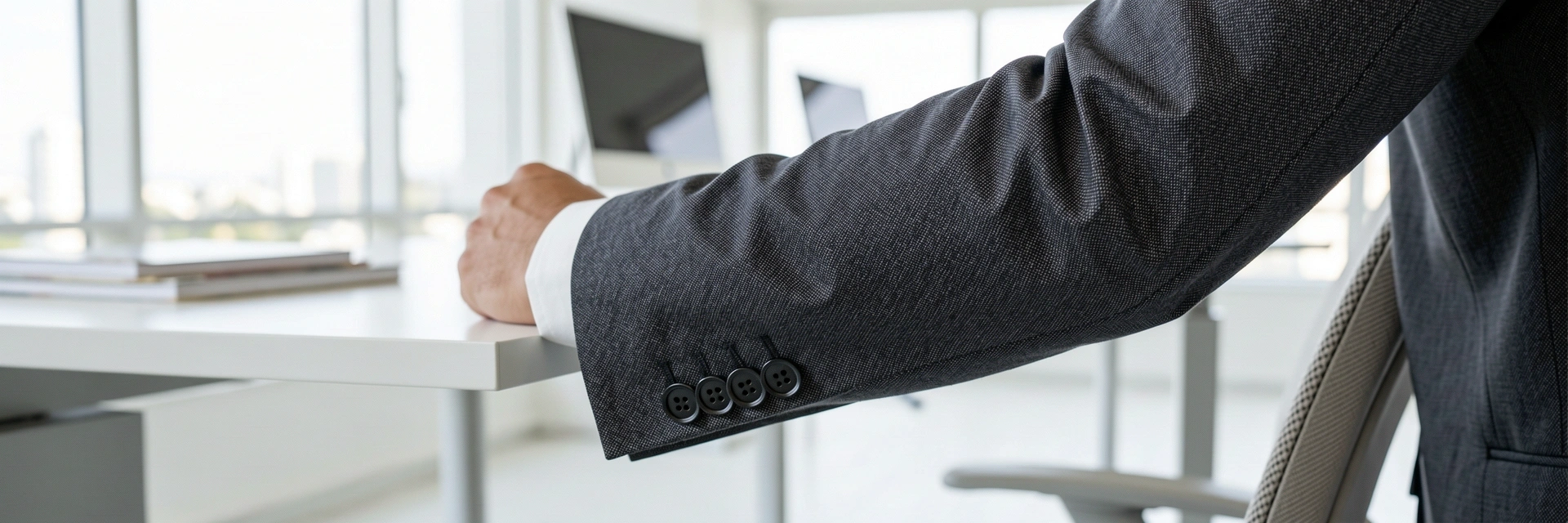 Detalhes da postura profissional